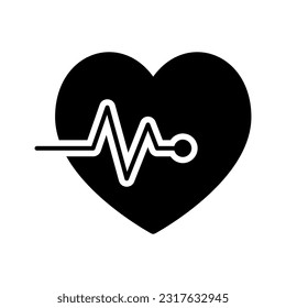 Hearth pulse icon vector on trendy design