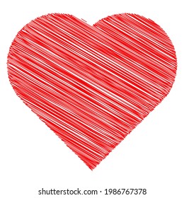 Hearth-Form mit Schreib, Doodle-Stil