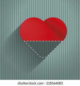 Hearth symbol, vector.
