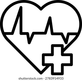 Hearth Vector Design Icon Style