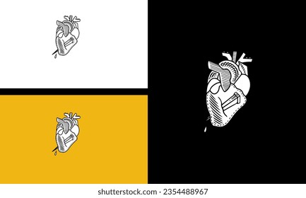 hearth vector illustration outline design