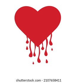Hearths with splash effect isolated on white background.Vector illustration.