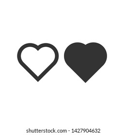 Heart/love logo icon design vector.- Vector Eps10