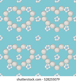 Hearts Abstract background. Vector background Valentines day wedding.