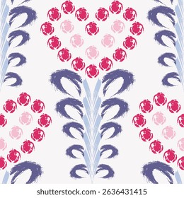 Hearts, abstract backgrounds patterns flower elements hand drawn vector illustration.Abstract seamless chaotic pattern line hearts,Festival colorful background. Wallpaper for wrapping paper,fabric.