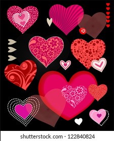 Hearts background