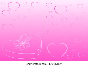 Hearts background