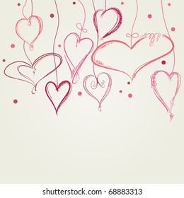 Hearts background