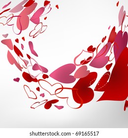 Hearts background
