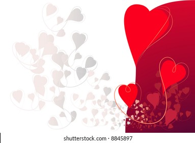 Hearts Background