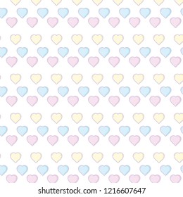 Hearts background cartoons