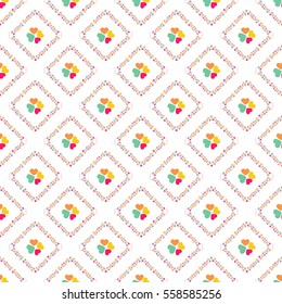 hearts as background. the concept of Valentine's Day. valentine's seamless pattern with hearts