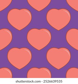 Corações design de fundo com elementos gráficos rosa com vermelho muitos corações Dia dos Namorados celebração do dia do amor e da amizade