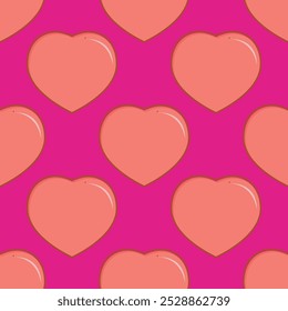 Corações design de fundo com elementos gráficos rosa com vermelho muitos corações Dia dos Namorados celebração do dia do amor e da amizade