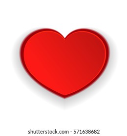 Hearts background Flat Dynamic Design (for Flyers, Covers, Posters, Banner) Vector illustration.