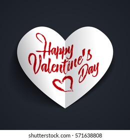 Hearts background Flat Dynamic Design (for Flyers, Covers, Posters, Banner) Vector illustration.