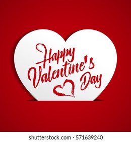 Hearts background Flat Dynamic Design (for Flyers, Covers, Posters, Banner) Vector illustration.