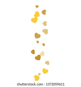 Hearts Background. Love style. Confetti texture. Romantic print.
