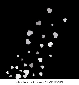 Hearts Background. Love style. Confetti texture. Romantic print.
