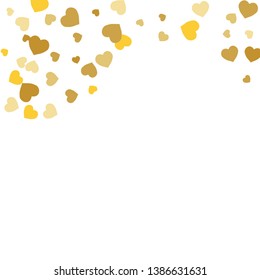 Hearts Background. Love style. Confetti texture. Romantic print.
