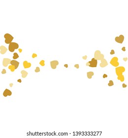 Hearts Background. Love style. Confetti texture. Romantic print.
