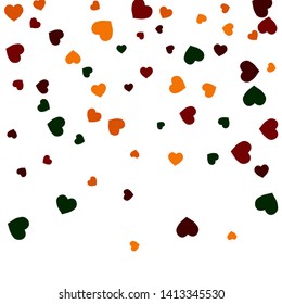 Hearts Background. Love style. Confetti texture. Romantic print.
