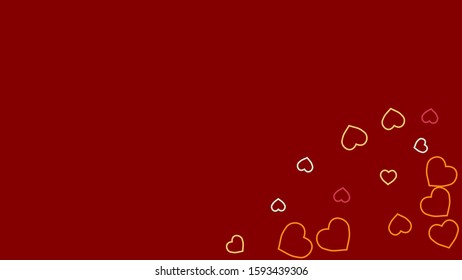 Hearts Background. Love style. Confetti texture. Romantic print.
