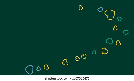 Hearts Background. Love style. Confetti texture. Romantic print.
