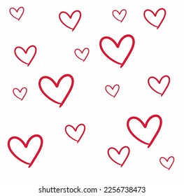 Hearts background for Meme flork or deformed meme to put behind them