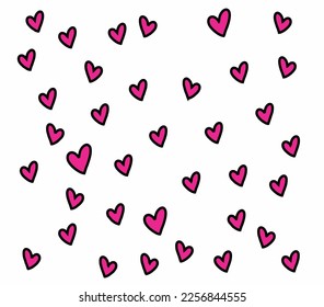 Hearts background for Meme flork or deformed meme to put behind them