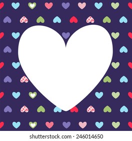 Hearts background, Valentine's day