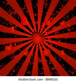hearts background for valentine`s day