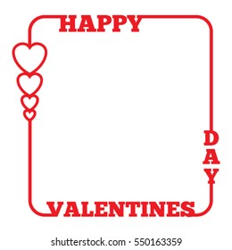 hearts as background. valentines day concept