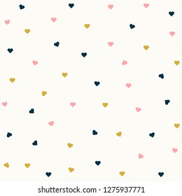 Hearts background, vector.