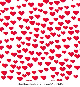 Hearts background. Vector illustration.