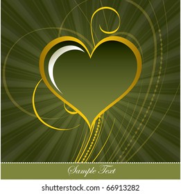 Hearts Background. Vector Illustration.