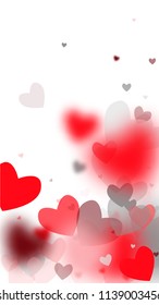  Hearts Background for your Design. Many Random Falling Hearts. Wedding Background for Greeting Card, Invitation or Banner.

 Vector illustration.