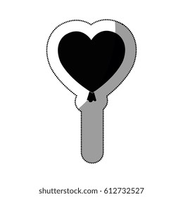hearts balloons air icon