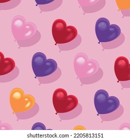 Hörnchen-Ballons-Heliummuster-Hintergrund