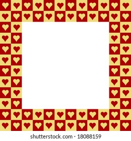 hearts border or frame