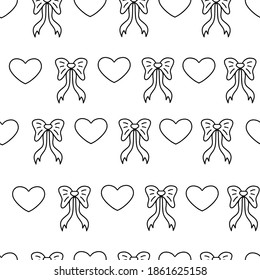 Corazones y arcos vectoriales sin fisuras.