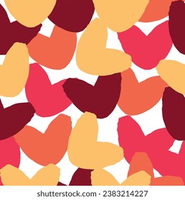 Hearts, butterflies, polka dot, Zigzag, striped, Stars, confetti.  Pink watercolor heart pattern.