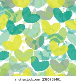 Hearts, butterflies, polka dot, Zigzag, striped, Stars, confetti.  Love pattern. Beautiful fabric texture