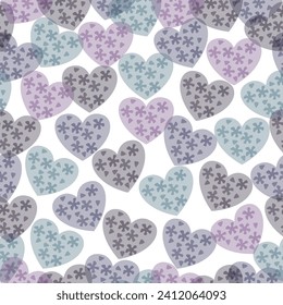 Hearts, butterflies, polka dot, Zigzag, striped, Stars, confetti.  Funky vivid background