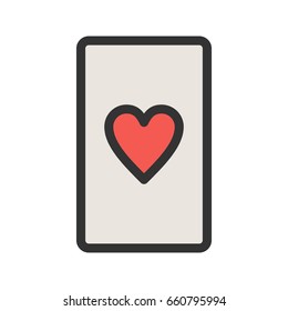 Hearts Card