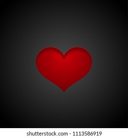 Hearts Card illustration