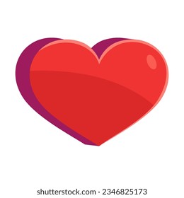 Hearts card symbol vector illustration. Cartoon doodle of item for gambling and sports games with money isolated on white background. Entertainment, gambling concept