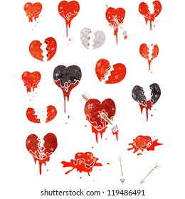 hearts cartoon collection