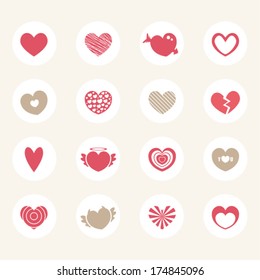 hearts collection set