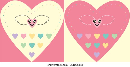 Hearts composition
